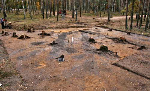 Photo of excavations